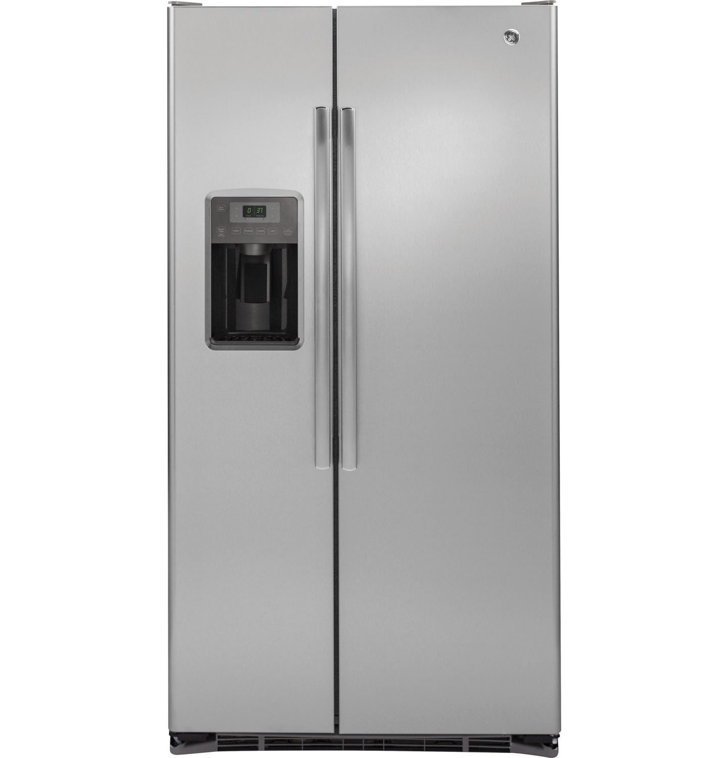 Ge Gzs22dsjss Stainless Side By Side Refrigerator Abt