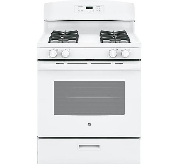Ge 30 White Freestanding Gas Range Jgbs60dekww