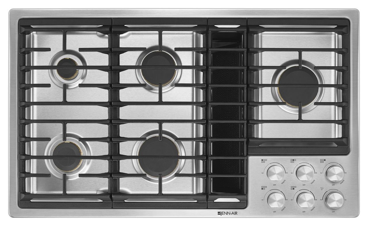 Jennair Stainless Steel Gas Downdraft Cooktop Jgd3536gs