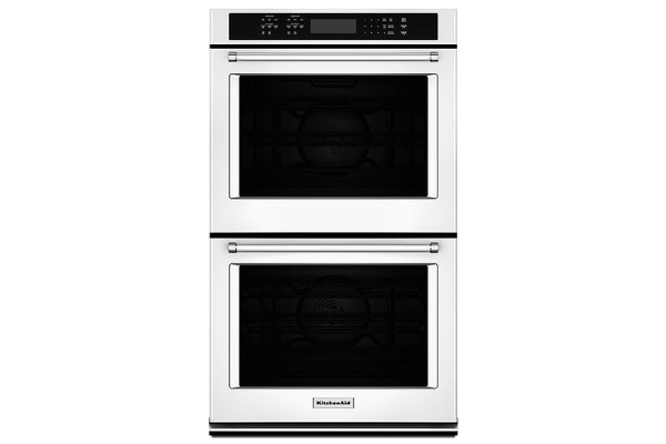 Kitchenaid 27 White Double Wall Oven Kode507ewh