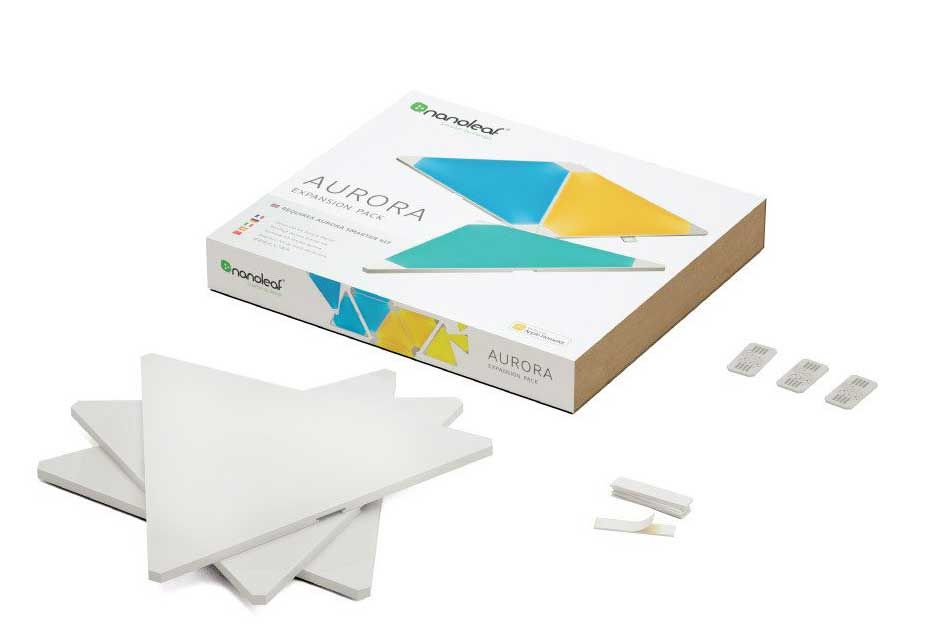 Nanoleaf Aurora 3 Panel Expansion Pack Nl22 0001tw 3pk