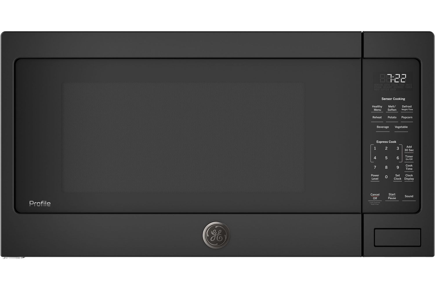 Ge Profile Black Countertop Microwave Oven Pes7227dlbb