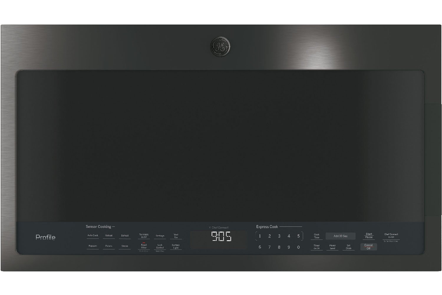 Ge Profile Black Stainless Steel Microwave Pvm9005blts