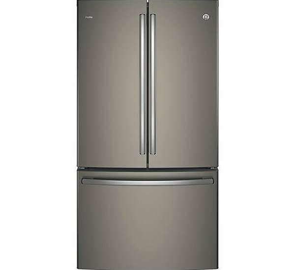Ge Profile Slate French Door Refrigerator Pwe23kmkes