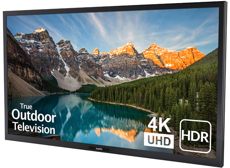 SunBrite 43" Veranda Series Full Shade Outdoor 4K HDR UHD TV - SB-V-43-4KHDR-BL