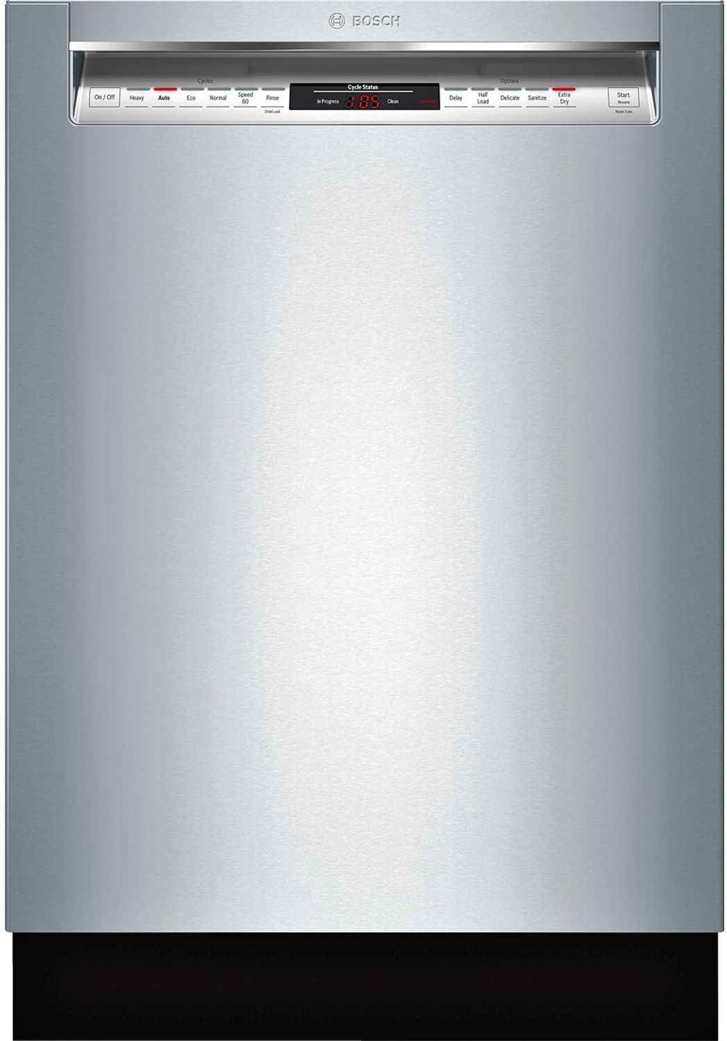 Bosch 24 Stainless Built In Dishwasher Shem78w55n