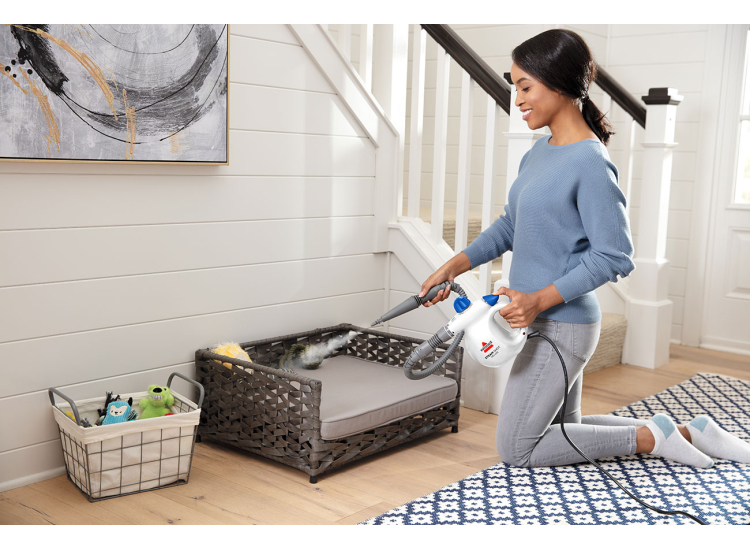 Bissell Steam Shot Handheld Steam Cleaner & Sanitizer in White - 4155G