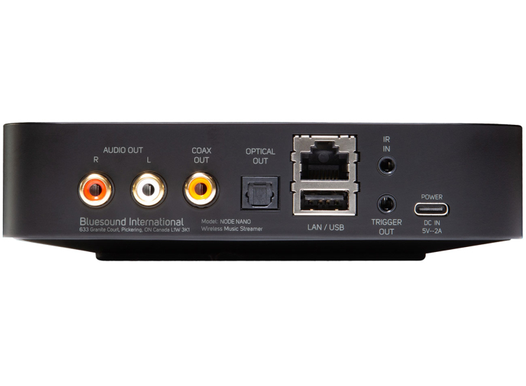 Bluesound NODE NANO Music Streamer Wireless - N030BLKUNV