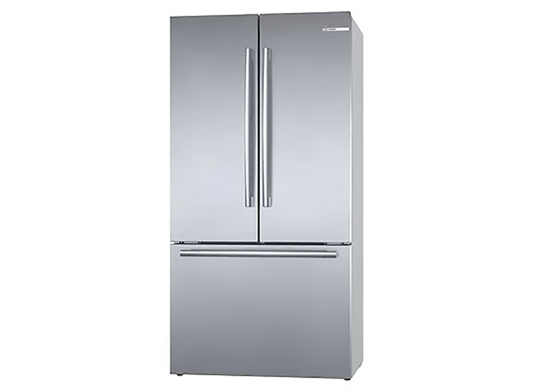 Bosch 800 Series 20.8 Cu. Ft. French Door Bottom Mount Refrigerator 36-Inch Wide in Anti-Fingerprint Stainless Steel - B36CT80SNS