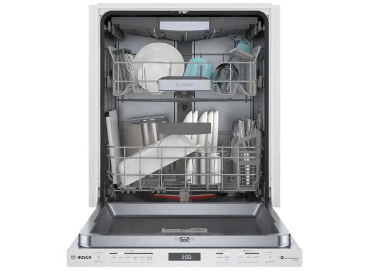 Bosch 800 Series 24-Inch Dishwasher in White - SHP78CM2N