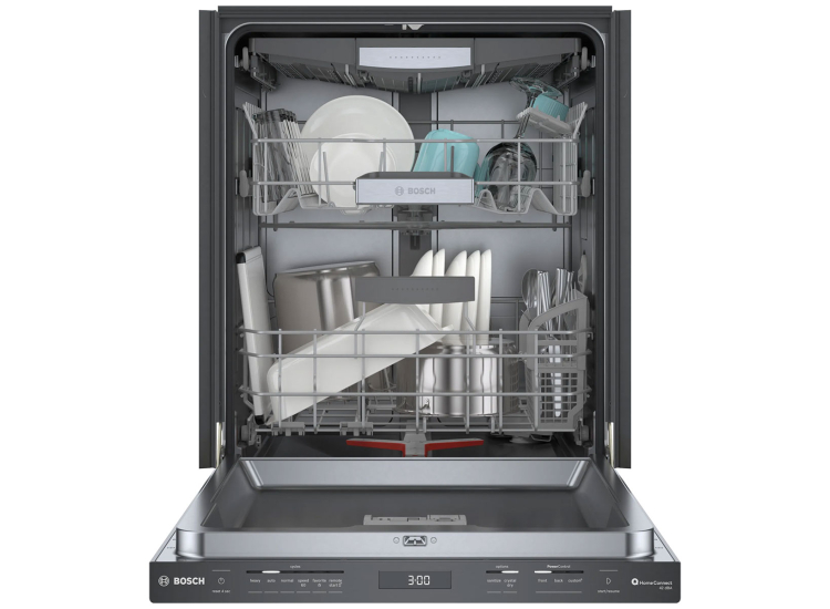 Bosch 800 Series 24-Inch Dishwasher in Anti-Fingerprint Black Stainless Steel - SHP78CM4N