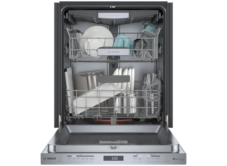 Bosch 800 Series 24-Inch Dishwasher in Anti-Fingerprint Stainless Steel - SHP78CM5N