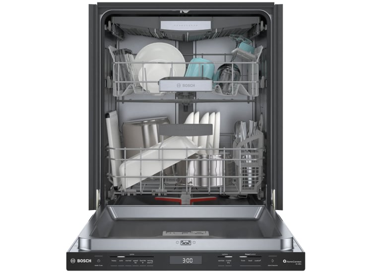 Bosch 800 Series 24-Inch Dishwasher in Black - SHP78CM6N