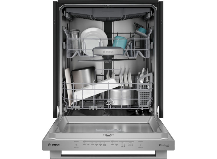 Bosch 800 Series Dishwasher 24-Inch in Anti-Fingerprint Stainless Steel - SHX78DM5N