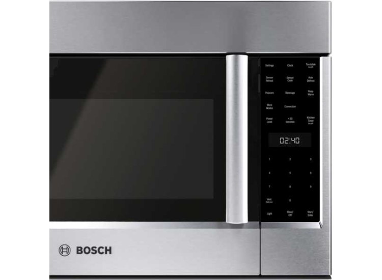 Bosch Benchmark Series Over-The-Range Microwave 30 Inch in Stainless Steel - HMVP054U