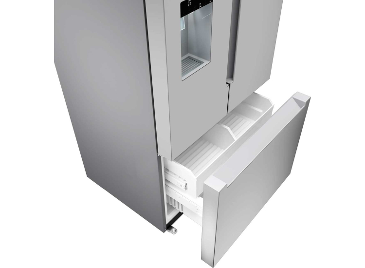 Bosch 100 Series 21.6 Cu. Ft. French Door Refrigerator 36-Inch Wide in Anti-Fingerprint Stainless Steel - B36CD10ENS