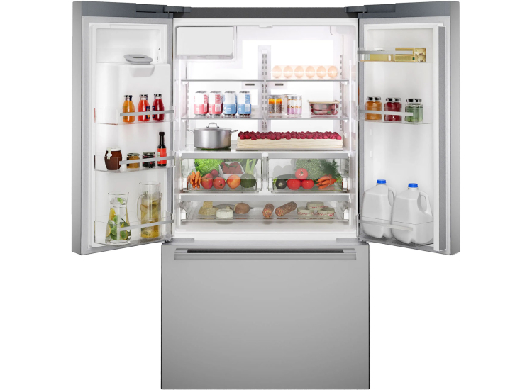 Bosch 800 Series 21.6 Cu. Ft. French Door Refrigerator 36-Inch Wide in Anti-Fingerprint Stainless Steel - B36CD80SNS