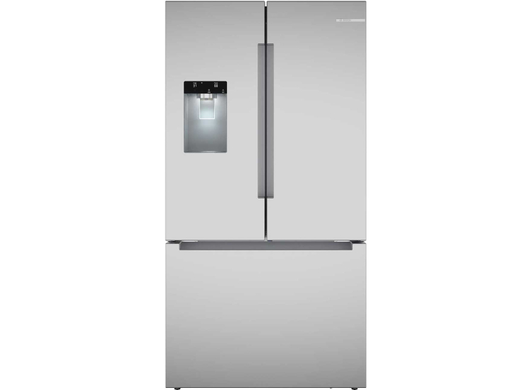 Bosch 100 Series 26 Cu. Ft. French Door Bottom Mount Refrigerator 36-Inch Wide in Anti-Fingerprint Stainless Steel - B36FD10ENS