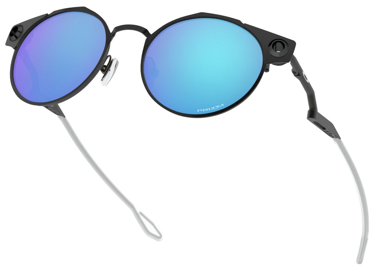 oakley deadbolt prizm sapphire mens sunglasses