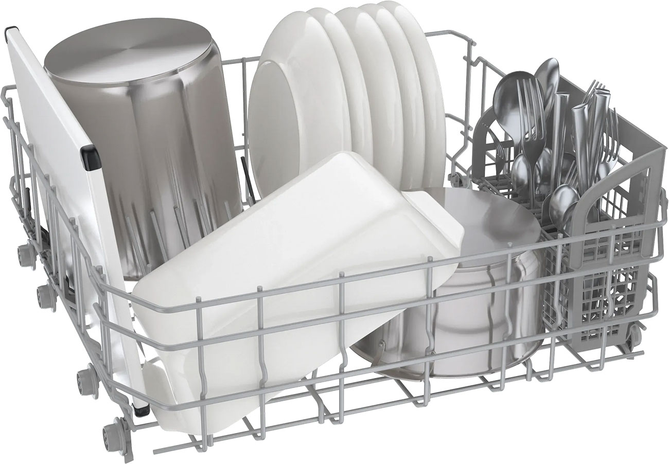 Bottom Rack Dishes view of Bosch Dishwasher