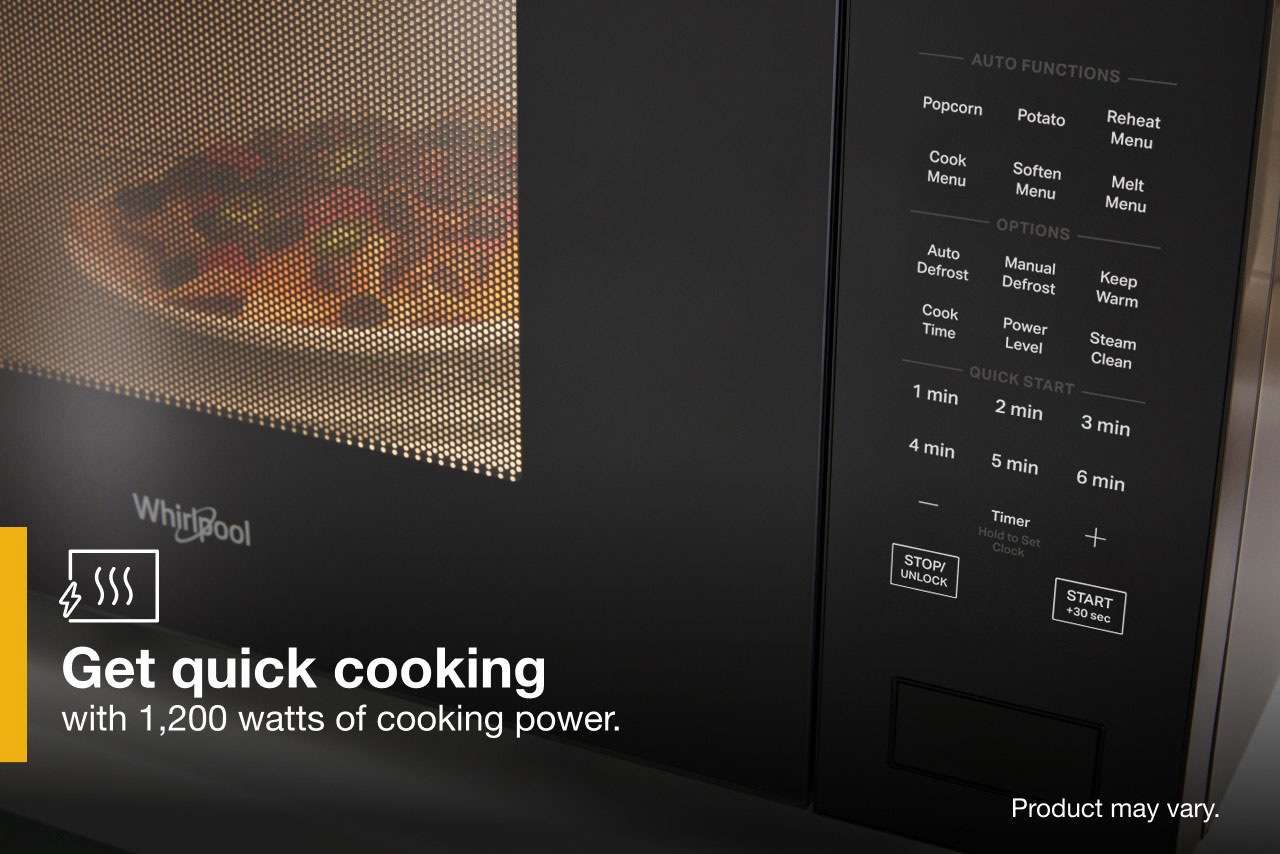 Feature View of 1200 Watt Cooking Power