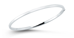 Roberto Coin Love By The Inch Bracelet with 5 Diamond Flower Stations in 18K White Gold - 7773221AWLBX5