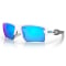 Oakley Flak 2.0 XL Team Colors Polished White Sunglasses w/ Prizm Sapphire Lenses, 59mm