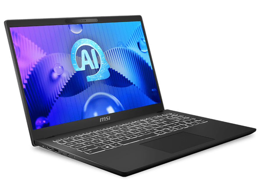Front Left of MSI Laptop