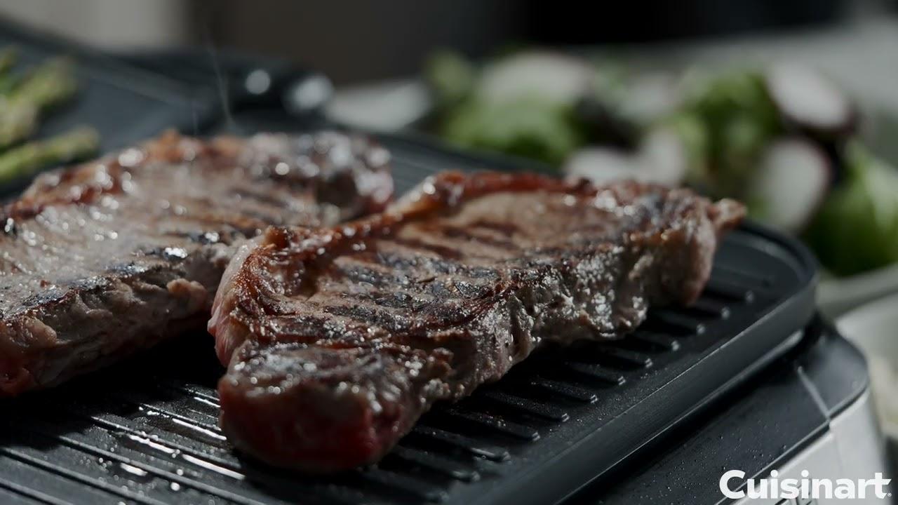 Watch Steak on the Griddler with Smoke-less Mode