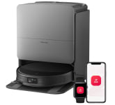 Roborock Saros 20 Flow Robot Vacuum and Roller Mop with RockDock in Black - SAROS20FLOW