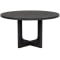 Flexsteel Waterfall Round Dining Table in Black