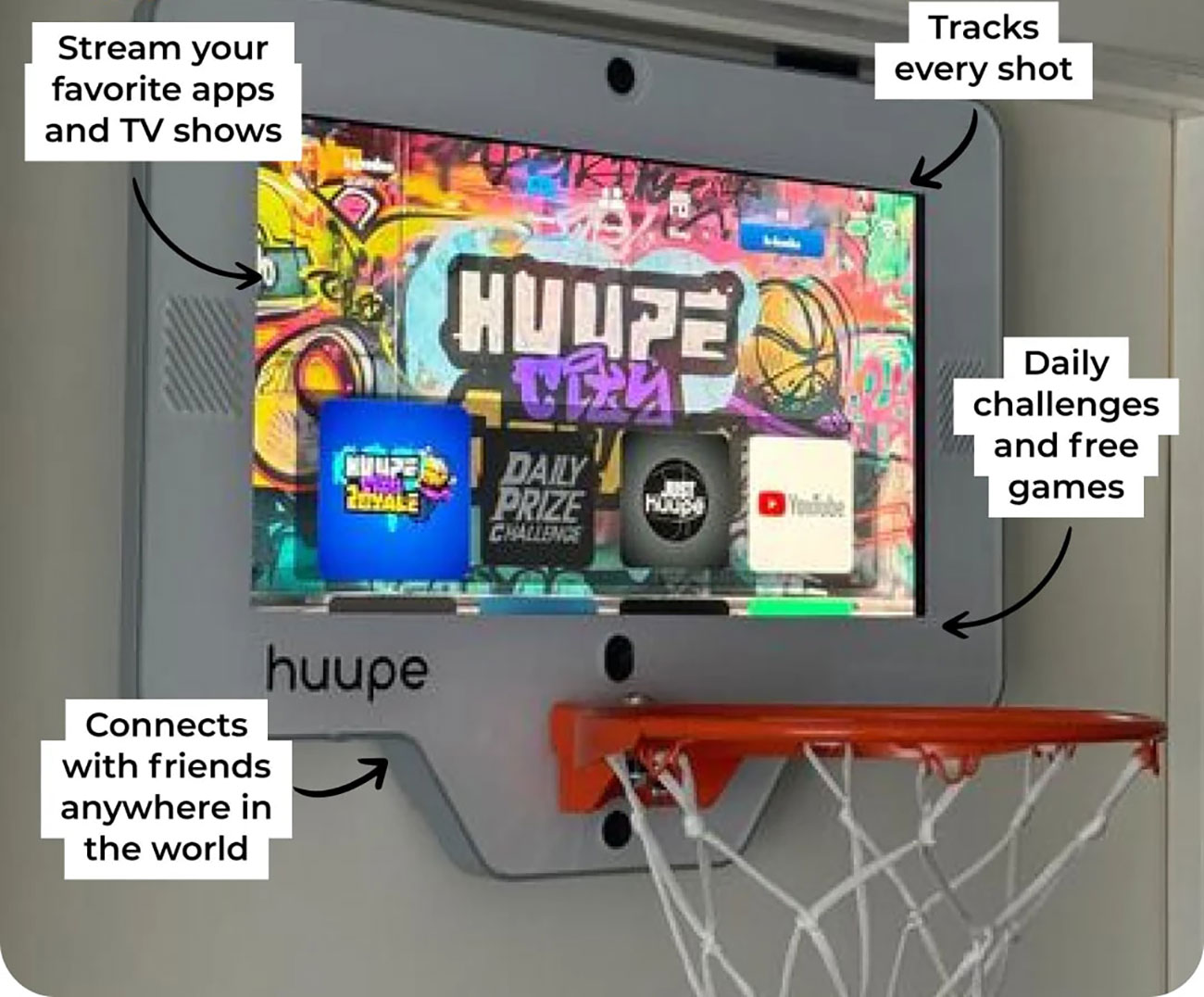 Huupe mini Basketball Hoop Specs Detail 1