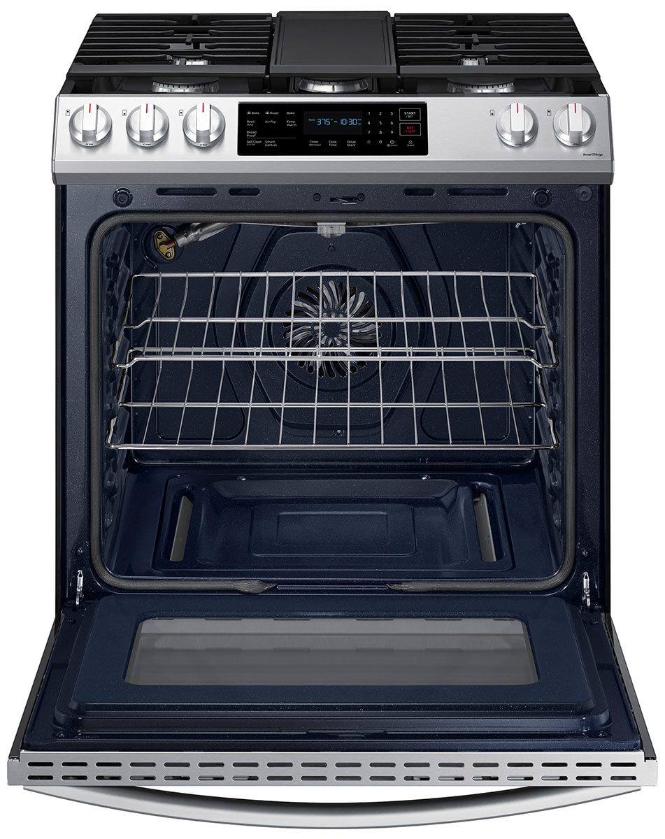 Samsung 6 Cu. Ft. SlideIn Gas Range NX60BG8315SS Abt