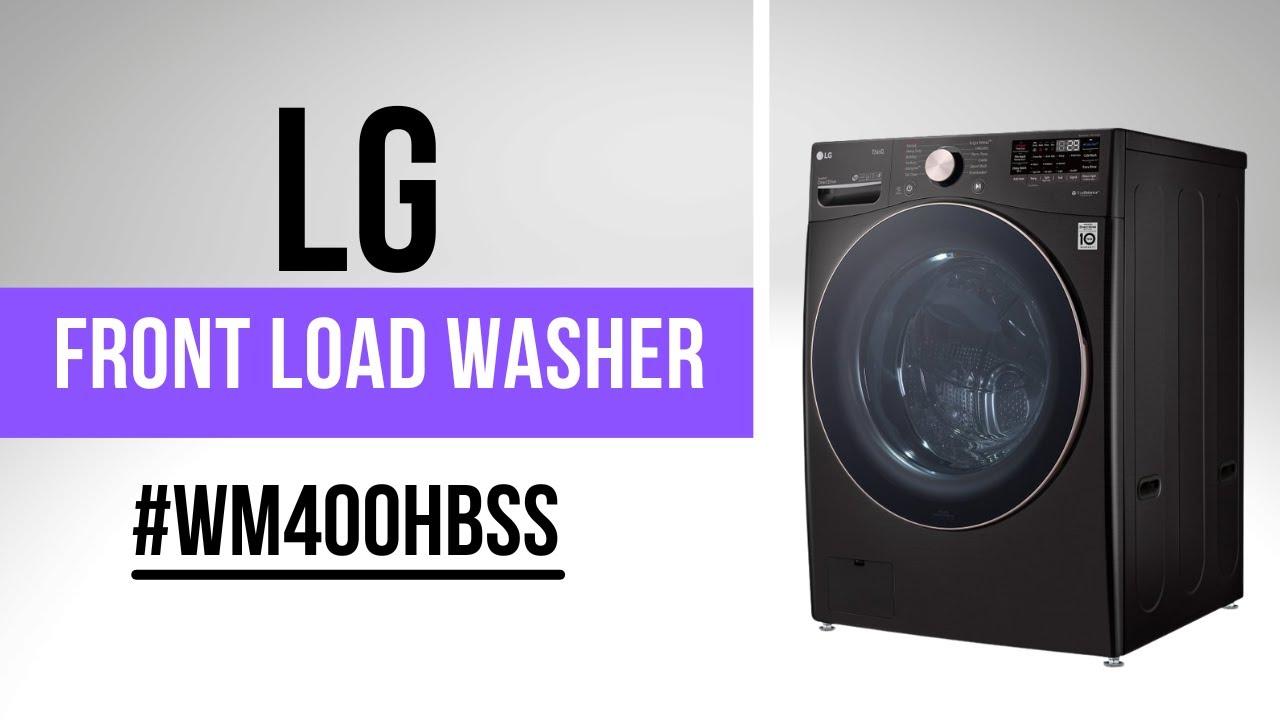 Watch LG Front Load Washer WM4000H