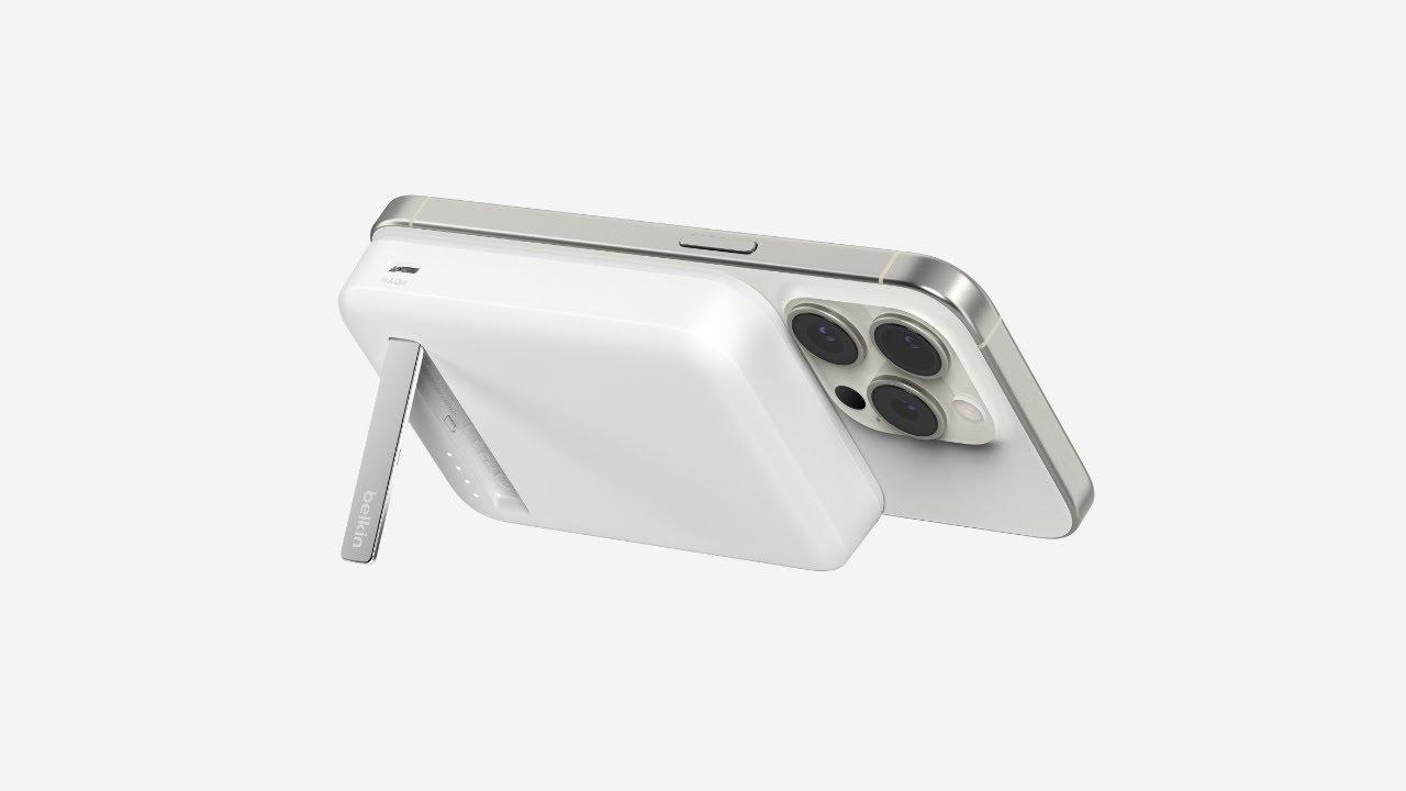 Watch BoostCharge Pro Magnetic Power Bank with Qi2