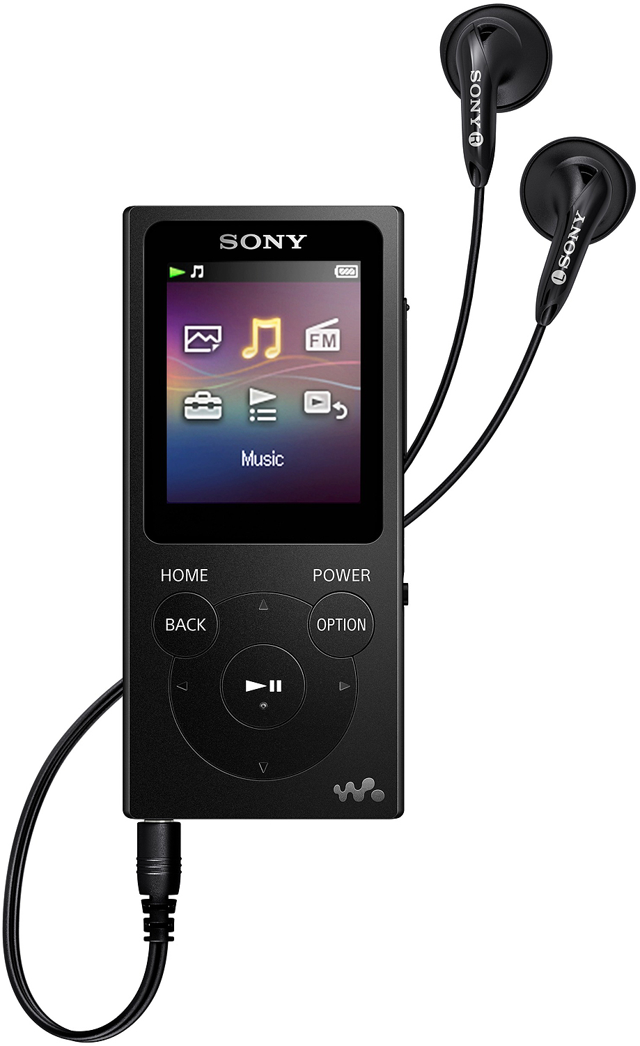 Sony 8GB Black Walkman MP3 Player NWE394/BC Abt