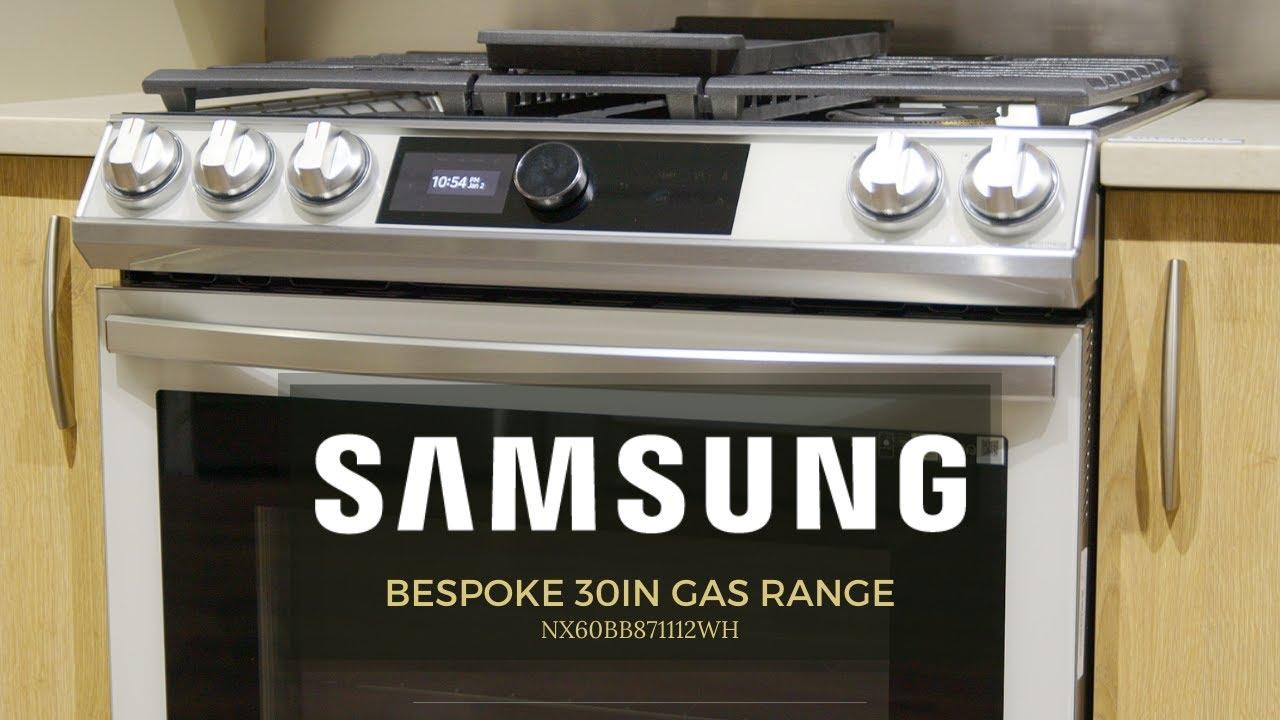 Samsung SlideIn Gas Ranges NX60BB871112AA Videos Abt