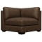 Bernhardt Corner Chair Dawkins in Brown Leather Finish