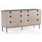 Four Hands Carly Dresser with 6 Drawers in Gray Wash Veneer