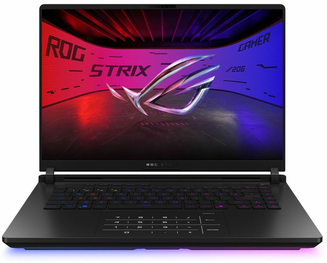 Front View of ASUS Gaming Laptop