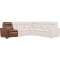 Flexsteel Dutch Left Arm Facing Power Recliner with Power Headrest, Lumbar in Cortado Leather