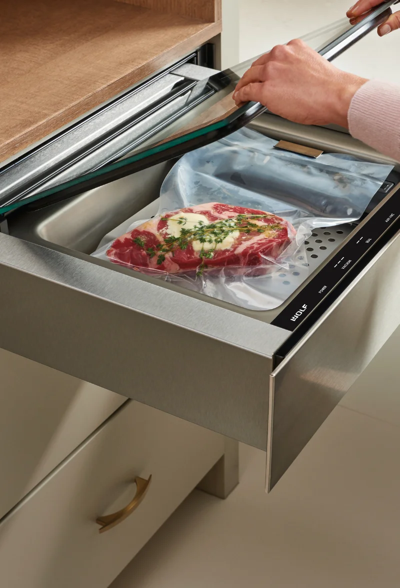 Wolf vacuum seal drawer