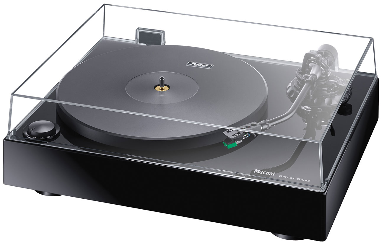 Top Angled View of Magnat Turntable Opened
