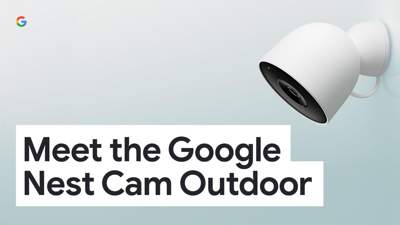 Watch Meet The Google Nest Cam Outdoor (wired, 2nd gen)  | Outsmart The Unknown With 2K And Gemini.