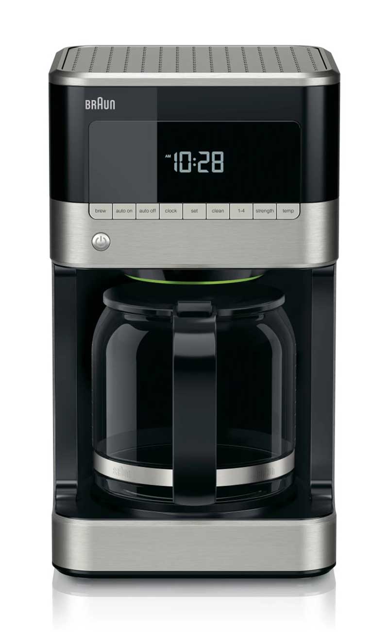 Braun BrewSense 12-Cup Stainless Steel Coffee Maker - KF7150BK