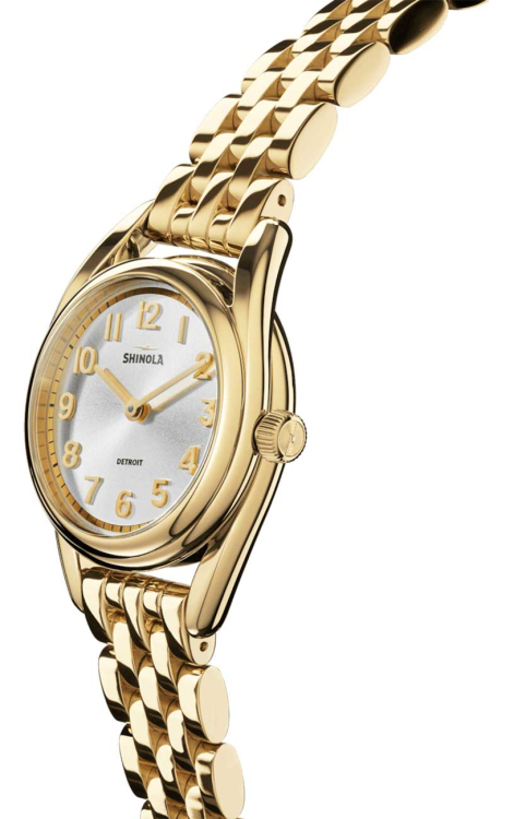 Shinola The Derby 30mm Watch with PVD Gold Bracelet  display picture 2