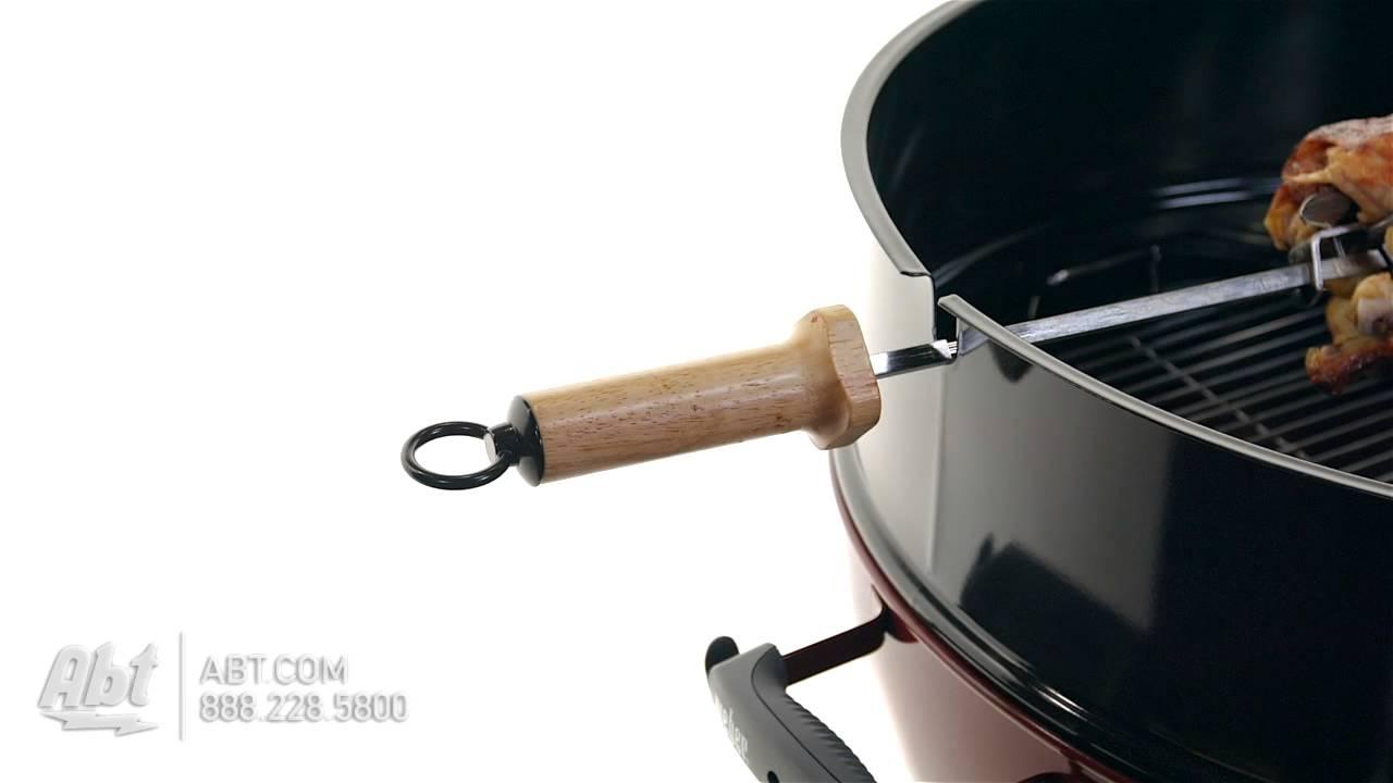 Watch Weber Charcoal Kettle Rotisserie 2290 - Overview