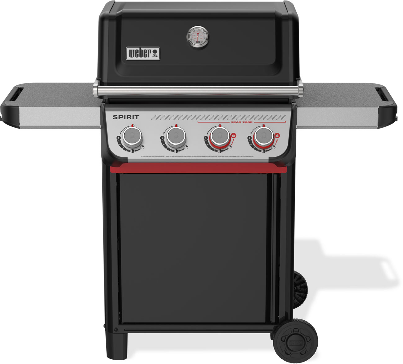Straight View of Weber Grill