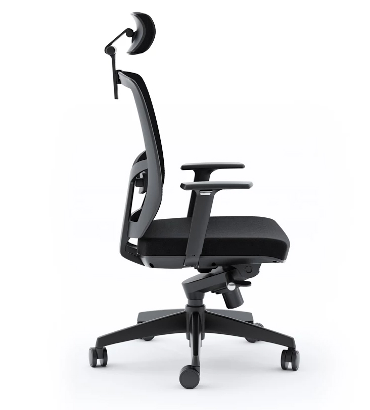 BDI TC223 Black Mesh Task Chair TC223DHFB