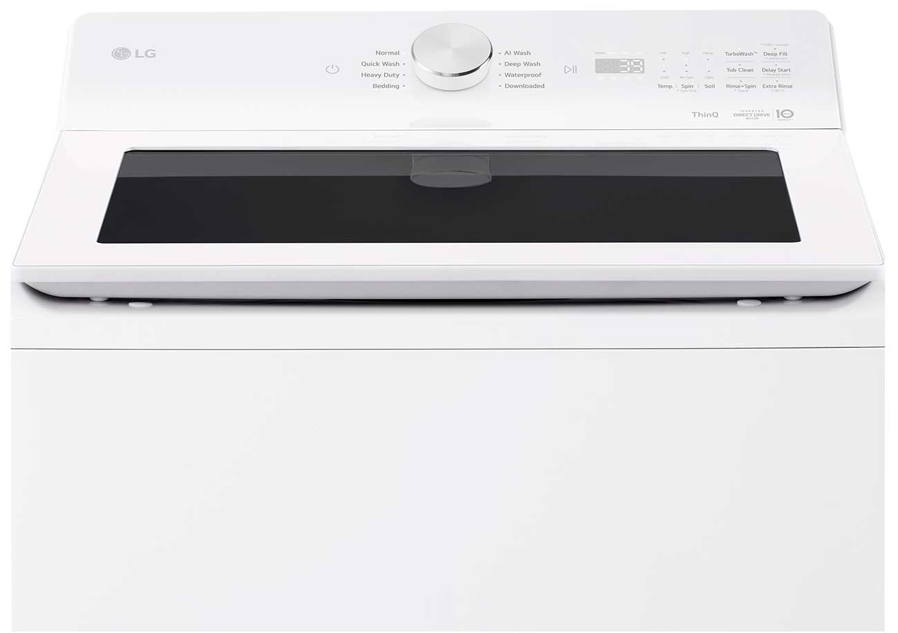Top Half view of LG Top Load Washer